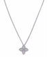 collar Princess Flower en oro blanco de 18kt con diamantes